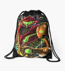 Metroid Drawstring Bag
