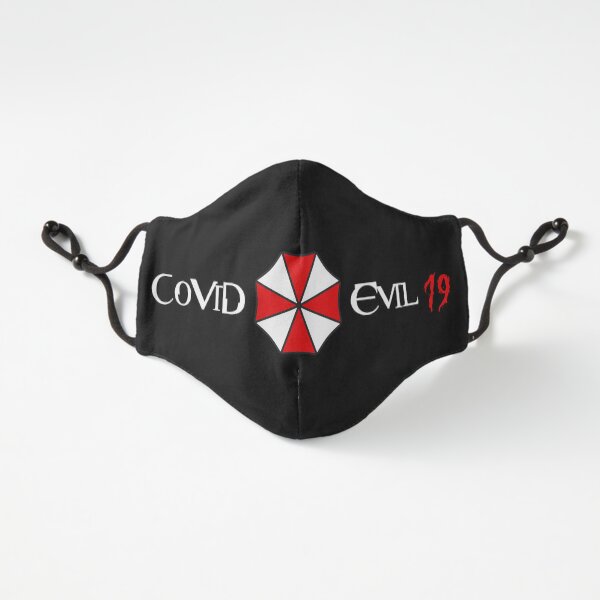 Covid Evil 19 noir Masque ajusté