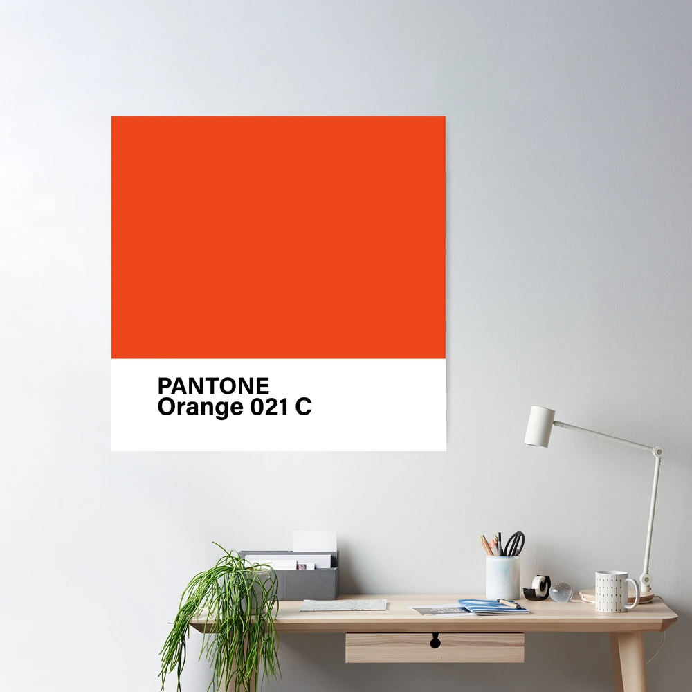 Pantone Orange Palette | Poster
