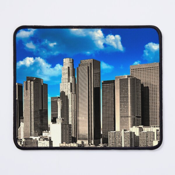 Item preview, Downtown Los Angeles skyline - with the blue sky isolated designed and sold by NickoPrints.
