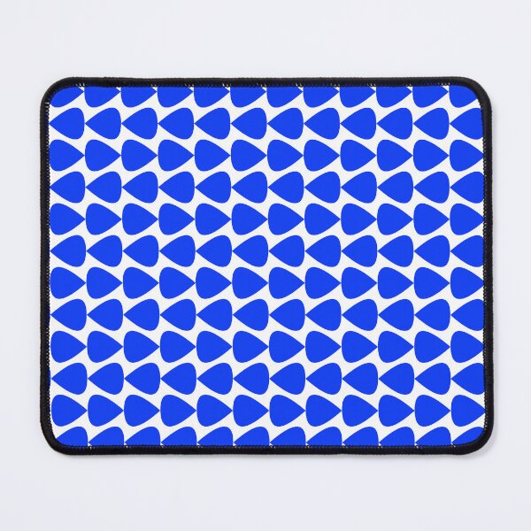 Item preview, Plectrum Mini Geometric Minimalist Pattern in Electric Blue and White designed and sold by kierkegaard.