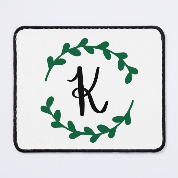 Artikelvorschau, K-Monogramm-Kranz entworfen und verkauft von LillyAshley.