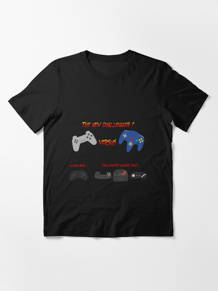 Aperçu 3 sur 7. T-shirt essentiel avec l'œuvre PSone VS N64 créée et vendue par M1D33L.