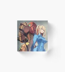 Metroid Acrylic Block