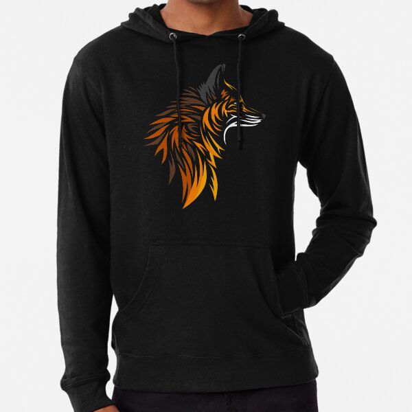 Tribal fox Lightweight Hoodie
