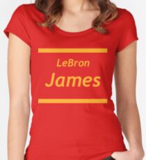 LeBron James Women's Fitted Scoop T-Shirt