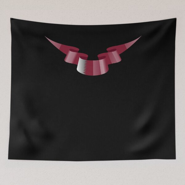 Item preview, Qatar Flag Banner designed and sold by 1681830934131.