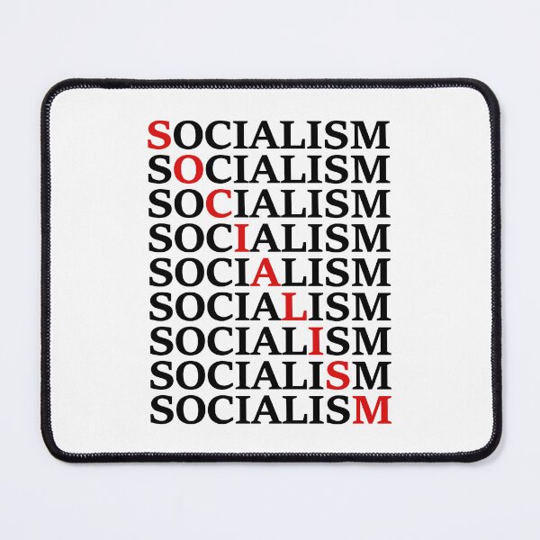 Item preview, Socialism Word Art designed and sold by voltzandvoices.