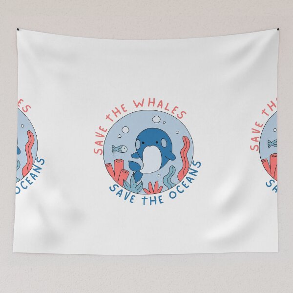 Item preview,  Save The Whales Save The Oceans Marine life designed and sold by EsraaBaniOdeh.