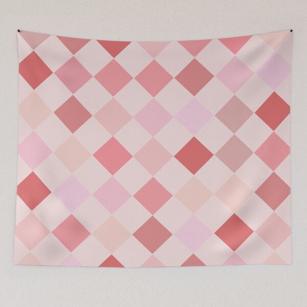 Item preview, Pinkie Slanted Checker designed and sold by STUDIO MORE Los Angeles.