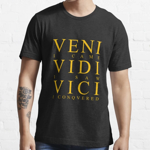 Vidi Vici Veni Essential T-Shirt for Sale by philism