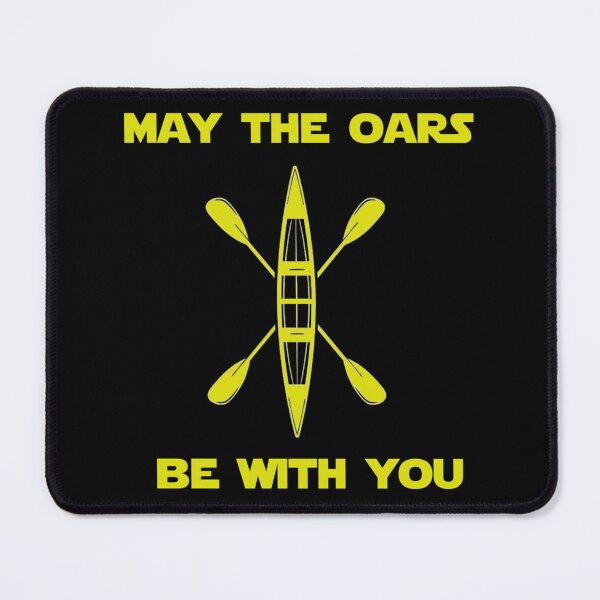 Item preview, May The Oars Be With You Rowing Fitted T-Shirt designed and sold by lewisnash6.