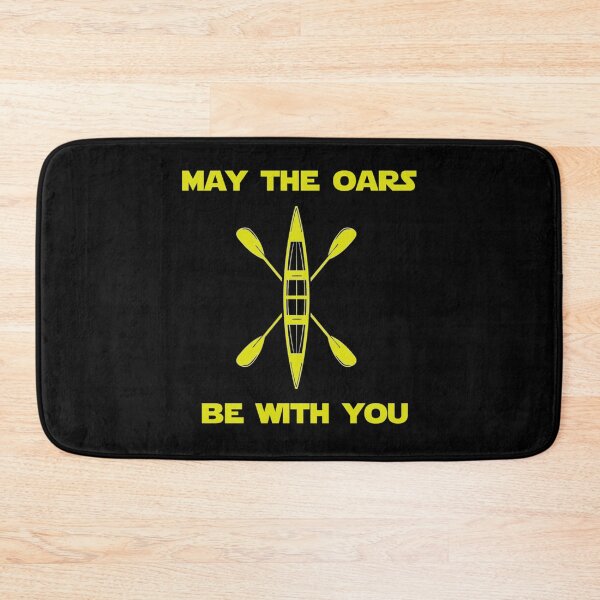 Item preview, May The Oars Be With You Rowing Fitted T-Shirt designed and sold by lewisnash6.