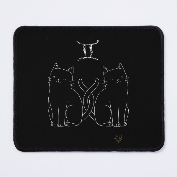 Item preview, Gemini Dark Cat designed and sold by anaflorapdc.