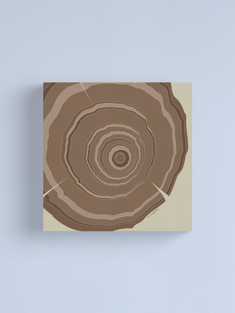 Alternate view of Tree Rings Canvas Print