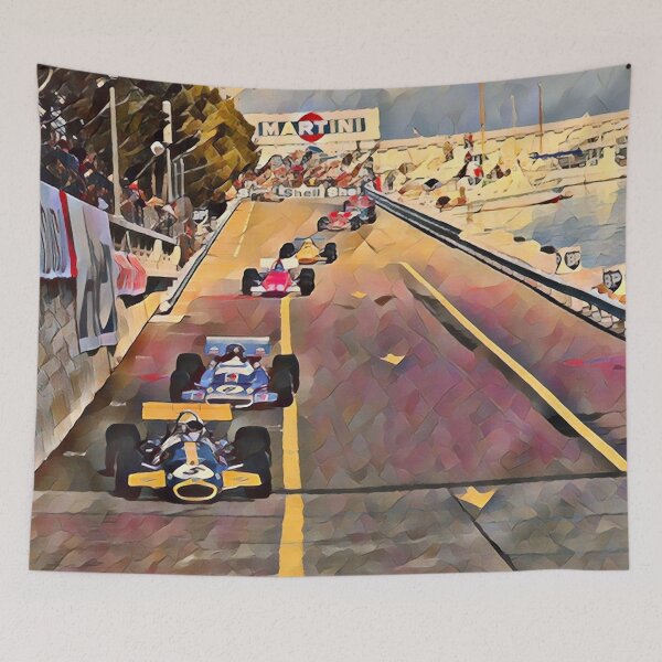 Item preview, Formula One Racing at Monaco Poster – Classic F1 Monaco GP designed and sold by Road To Track.