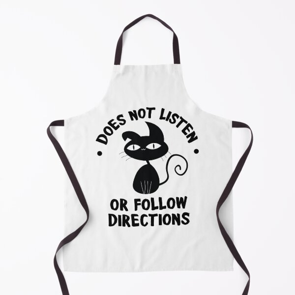 Item preview, No escucha ni sigue instrucciones - Gato divertido designed and sold by Theparticular.