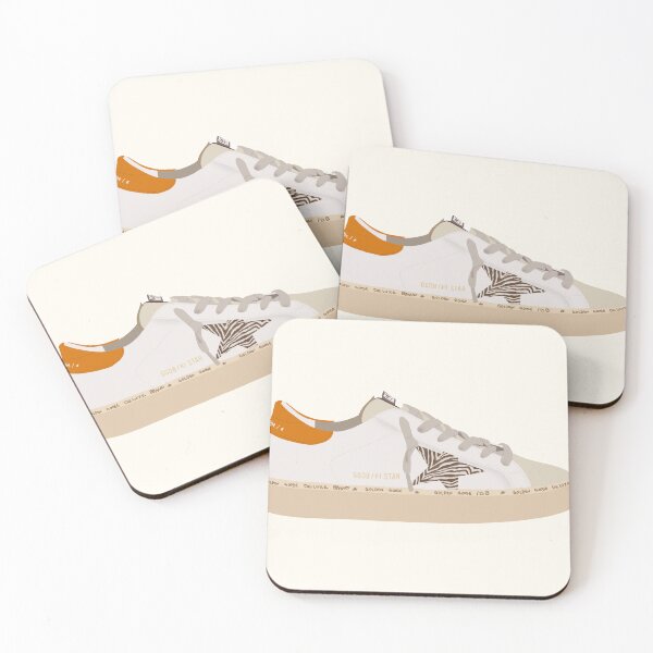 Item preview, Orange and Zebra Golden Goose Hi Star Sneaker designed and sold by themgreen.