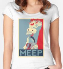 Meep Women's Fitted Scoop T-Shirt