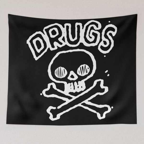 Item preview, DRUGS! (In white) designed and sold by GreyMarketArtCo.
