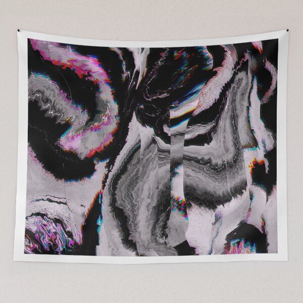 Item preview, Copy of emerald green blue trippy abstract designed and sold by Quoppidou.