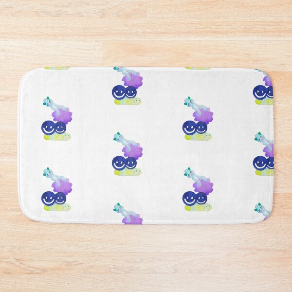 Item preview, kawaii pastel Smiley face floating space worm summer baseball hat designed and sold by super_shimizu.