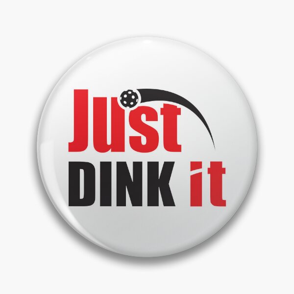 Item preview, Just Dink It - Black and Red Pickleball Design  designed and sold by Coop & Company Designs.