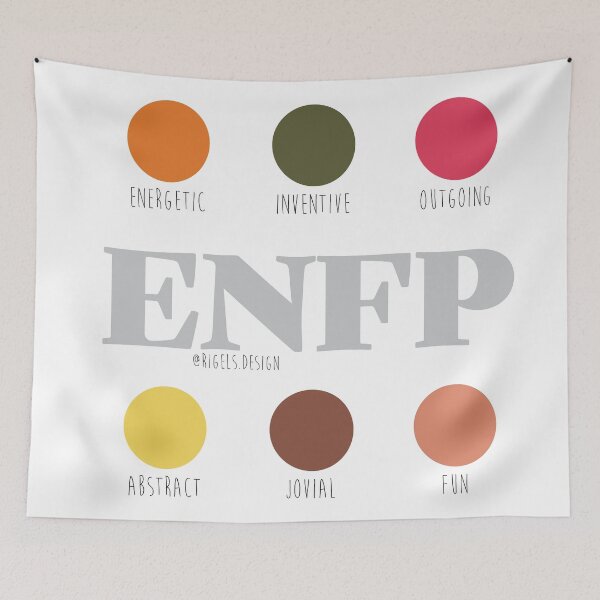 Item preview, ENFP MBTI - The Campaigner designed and sold by Rigel Bergonio.