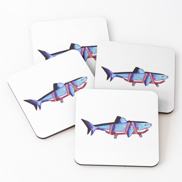 Item preview, SharkSkate blue/red designed and sold by Ema-a.