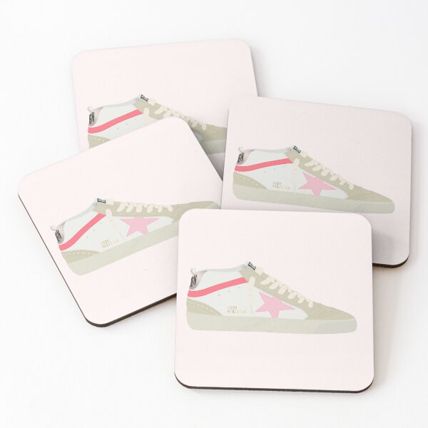 Item preview, Pink and Coral Golden Goose Midstar Sneaker designed and sold by themgreen.