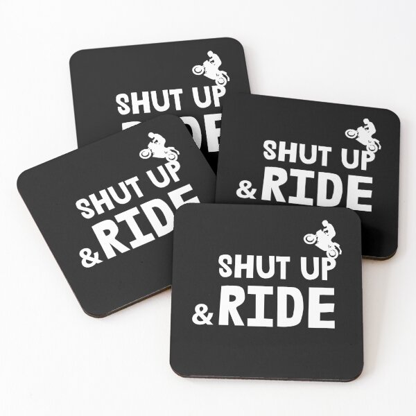 Item preview, Shut up and ride, motorbike  designed and sold by Vitrina ⭐⭐⭐⭐⭐.