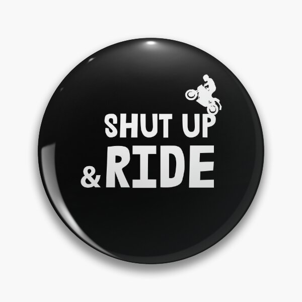 Item preview, Shut up and ride, motorbike  designed and sold by Vitrina ⭐⭐⭐⭐⭐.