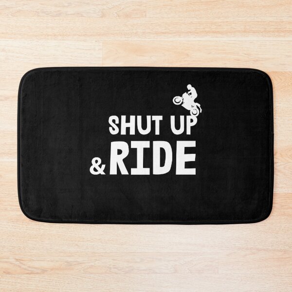 Item preview, Shut up and ride, motorbike  designed and sold by Vitrina ⭐⭐⭐⭐⭐.
