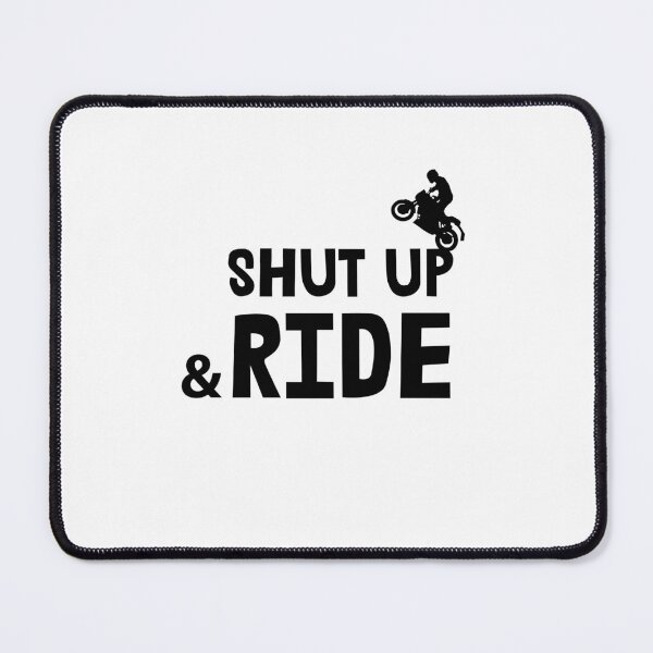Item preview, Shut up and ride, Rider moto designed and sold by Vitrina ⭐⭐⭐⭐⭐.