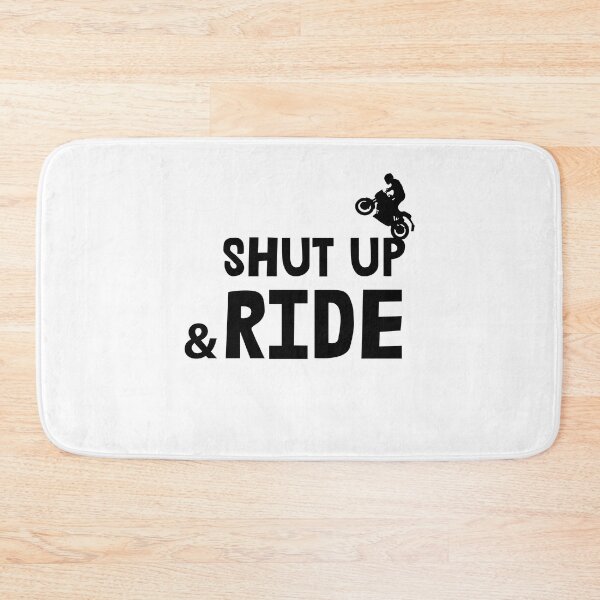 Item preview, Shut up and ride, Rider moto designed and sold by Vitrina ⭐⭐⭐⭐⭐.