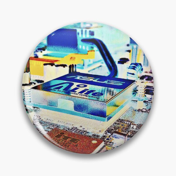 Item preview, Computer Mother Board Cooled Asus Alite Processor Chip Color Inverted designed and sold by RyanCaudell.