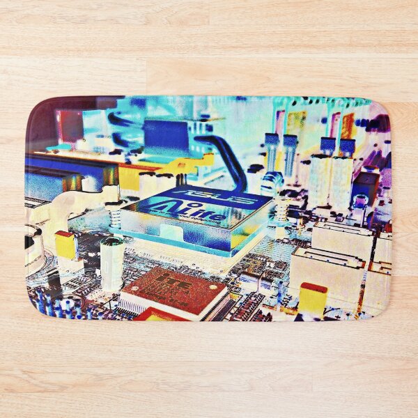 Item preview, Computer Mother Board Cooled Asus Alite Processor Chip Color Inverted designed and sold by RyanCaudell.