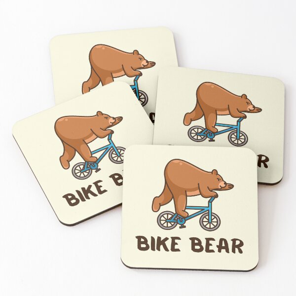 Item preview, Funny Bike Bear - Bear Riding A Bicycle designed and sold by SweetbeStore.