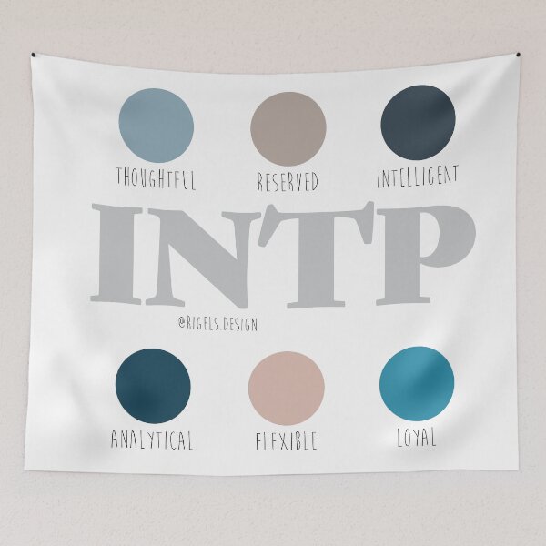 Item preview, INTP MBTI - The Logician designed and sold by Rigel Bergonio.