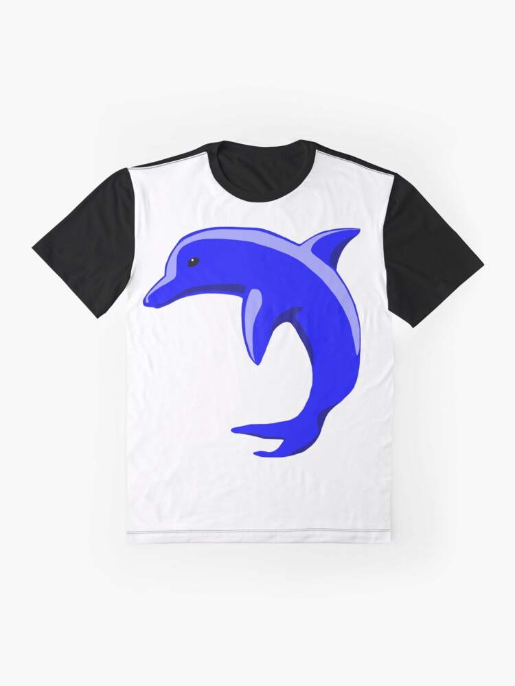 Thumbnail 4 of 5, Graphic T-Shirt, Dolphin designed and sold by raregamingdump.