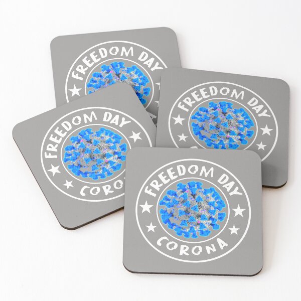 Item preview, Blue virus Day of freedom corona designed and sold by vibeno1.