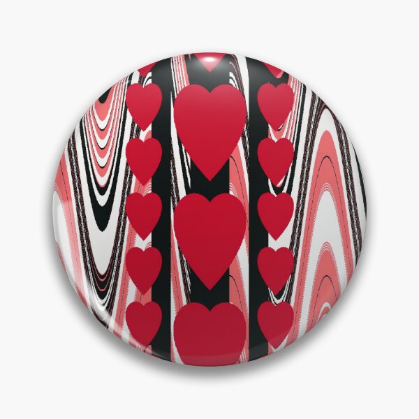 Item preview, Stripes of Hearts with Groovy Zigzags. designed and sold by SandraPDesigns.