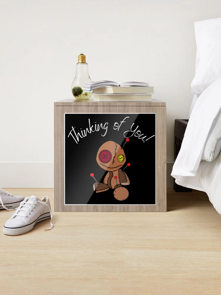 Sarcastic Thinking of You. Voodoo doll. for white or light backgrounds |  Poster