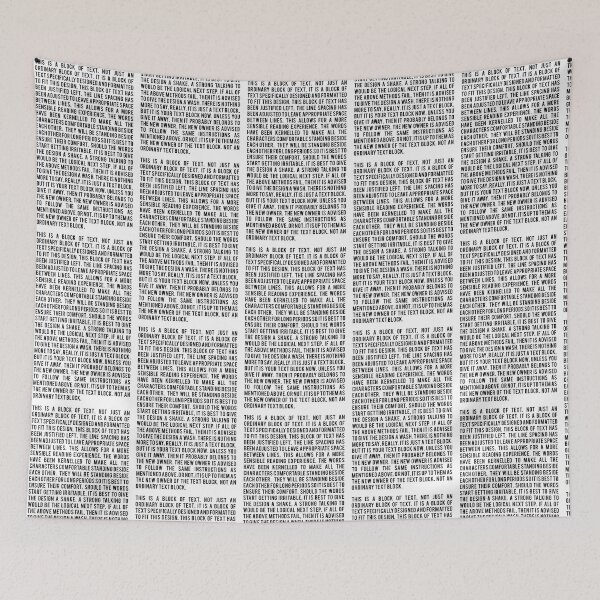 Item preview, The block of text. designed and sold by darryldesign.