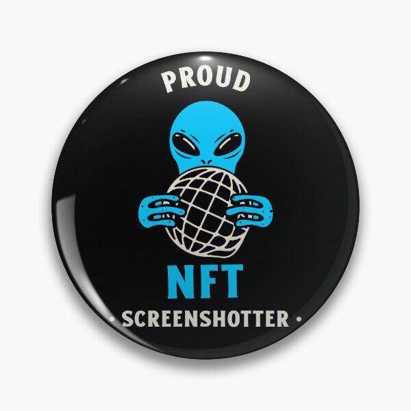 Item preview, Proud NFT Screenshotter Blue Alien designed and sold by deejum.