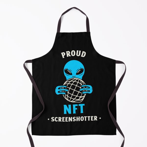 Artikelvorschau, Stolzer NFT Screenshotter Blue Alien entworfen und verkauft von deejum.