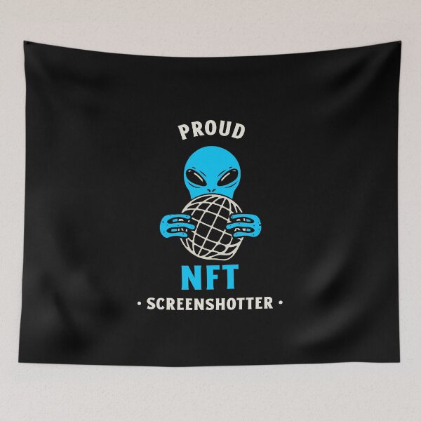 Item preview, Proud NFT Screenshotter Blue Alien designed and sold by deejum.