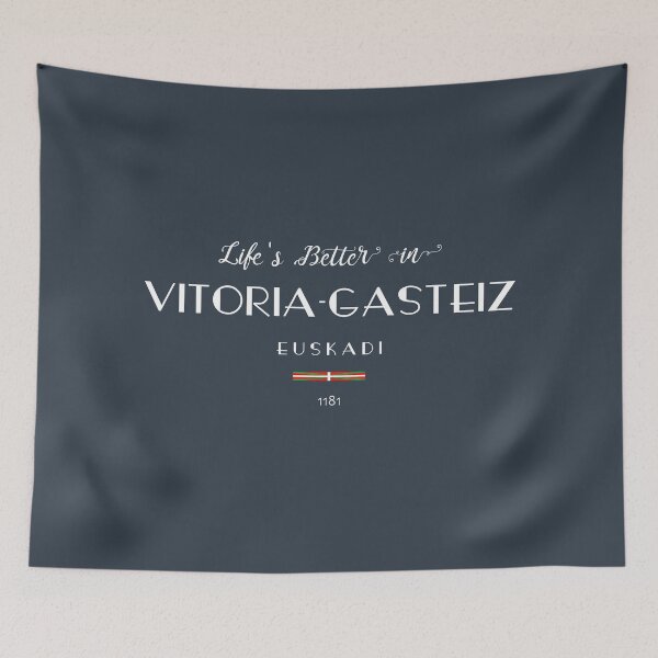 Item preview, VITORIA-GASTEIZ Basque Country Euskadi Spain Flag designed and sold by frenchsalsa.