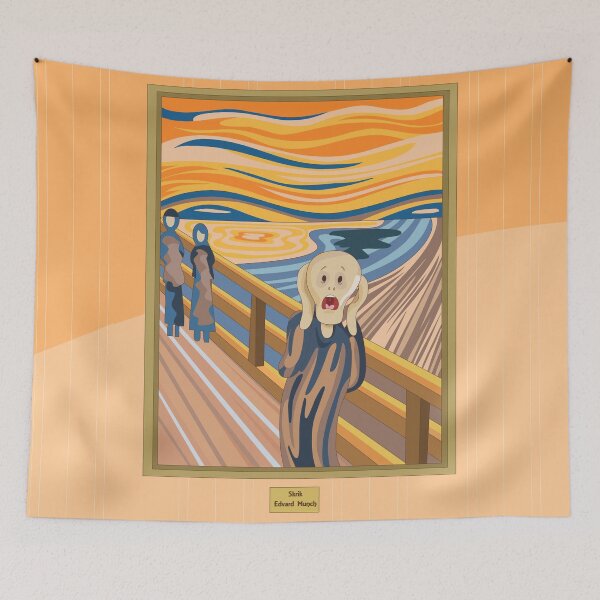Item preview, The Scream by Munch designed and sold by alapapaju.