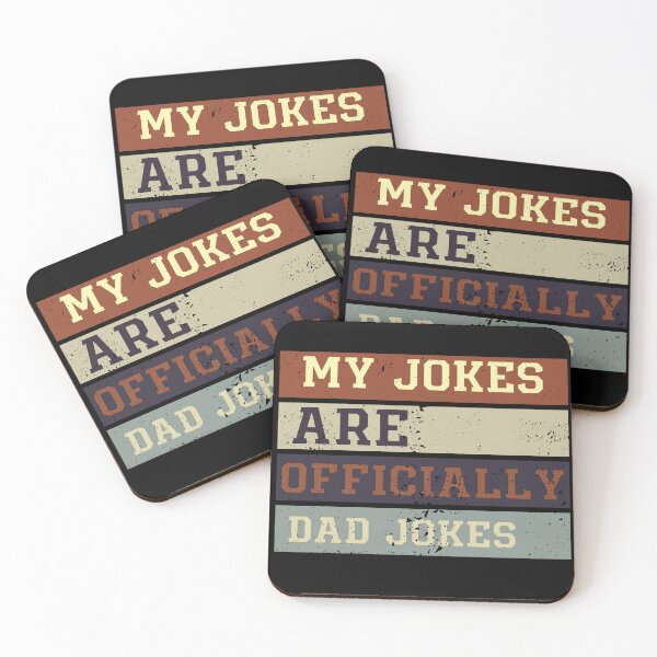 Item preview, my jokes are  officially dad jokes, New Father Cute Vintage - Beautiful Premium Quality Gift Idea  , New Mommy ,  Gift, Expecting dad Gift, daddy Gift,gift idea for father's day,birthday,grandpa, designed and sold by ourpretty.